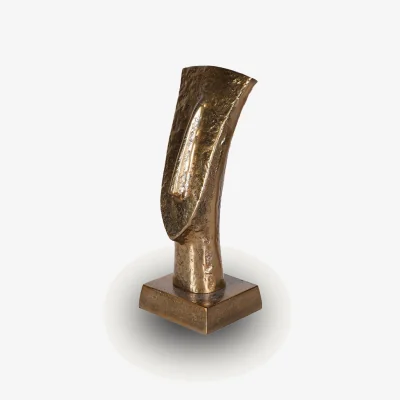 Arighi Bianchi Gold Face Sculpture