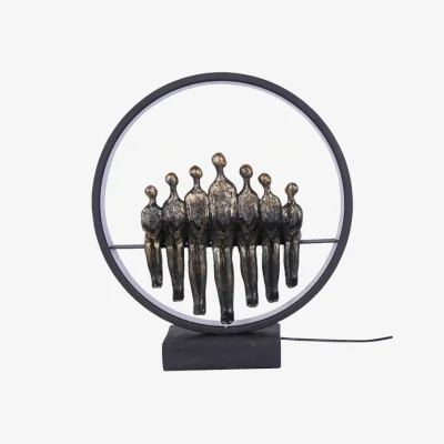 Arighi Bianchi Bronze Family Light Sculpture
