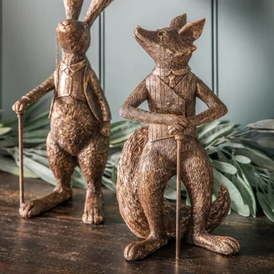 Arighi Bianchi Bronze Fox Ornament