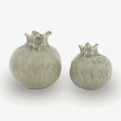 Arighi Bianchi Pair of Pomegranate Ornaments
