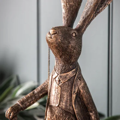 Arighi Bianchi Bronze Hare Ornament