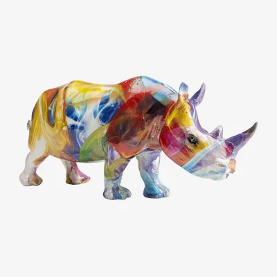 Arighi Bianchi Deco Coloured Rhino