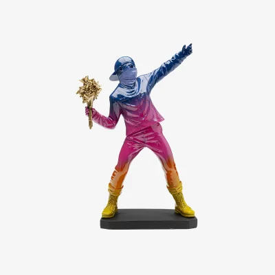 Arighi Bianchi Deco Street Art Rainbow Figurine