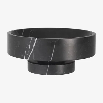 Barker and Stonehouse Eichholtz Santiago Bowl Black Marble | Barker & Stonehouse