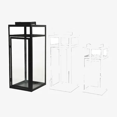 Barker and Stonehouse S/3 Black Lanterns | Barker & Stonehouse