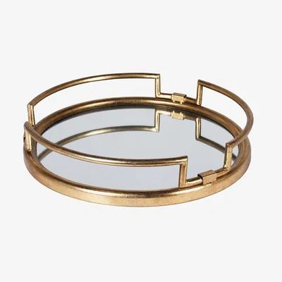 Barker and Stonehouse Gold Mirror Tray | Barker & Stonehouse