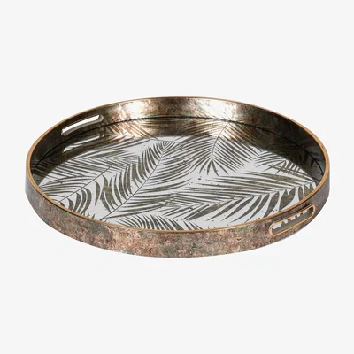 Barker and Stonehouse Fern Tray, Brown | Barker & Stonehouse
