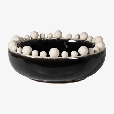 Barker and Stonehouse Monochrome Bowl, Black | Barker & Stonehouse