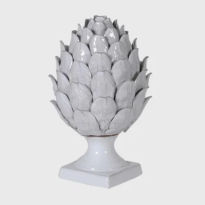 Barker and Stonehouse Ceramic Artichoke, White | Barker & Stonehouse