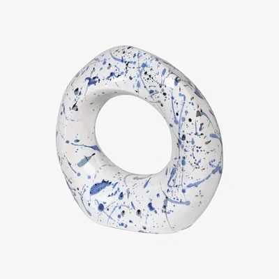 Barker and Stonehouse Ceramic Ring Decoration, White | Barker & Stonehouse