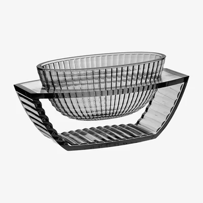 Barker and Stonehouse Kartell U Shine 29X15X14 Smoke, Grey Plastic | Barker & Stonehouse