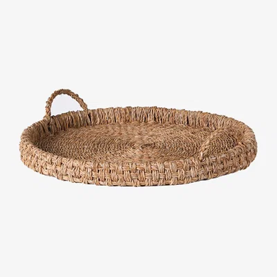Barker and Stonehouse Oversized Seagrass Tray, Neutral | Barker & Stonehouse
