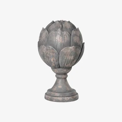 Barker and Stonehouse Artichoke Decoration, Grey | Barker & Stonehouse