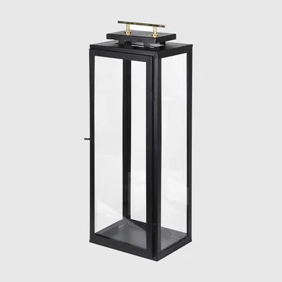 Barker and Stonehouse TALL BLACK LANTERN | Barker & Stonehouse