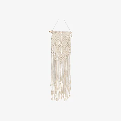 Barker and Stonehouse Woven Hanging Wall Art, White | Barker & Stonehouse