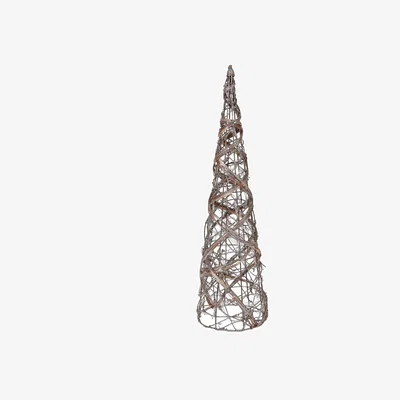 Barker and Stonehouse Medium Lit Cone Tree, Neutral | Barker & Stonehouse