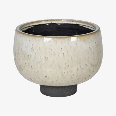 Barker and Stonehouse Speckle Planter, Neutral | Barker & Stonehouse