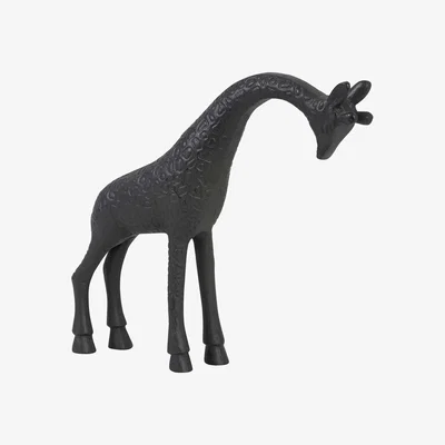 Barker and Stonehouse Giraffe Ornament, Black | Barker & Stonehouse
