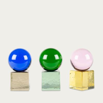 Bombinate.com Set Of 3 OH MY Glass Sculptures