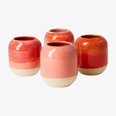 The Conran Shop Pen Pot in Red & Pink