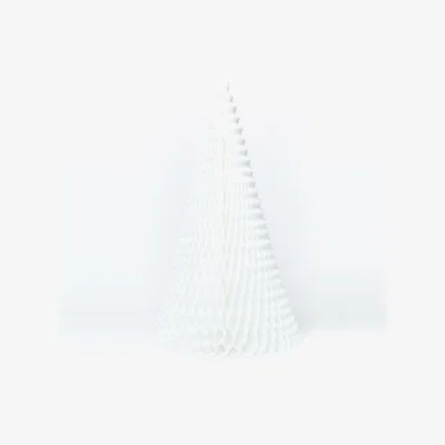 The Conran Shop Large Paper Tree Christmas Decoration in White