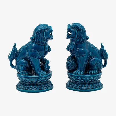 Casa by JJ Giselle Azure Guardian Foo Dogs