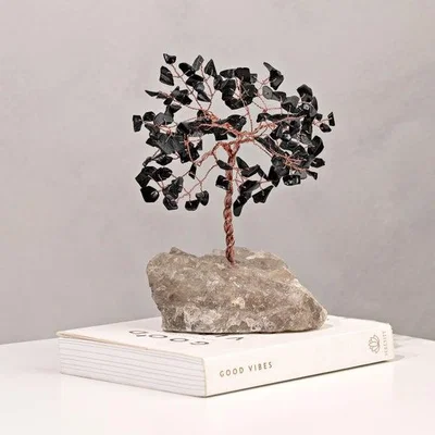 Dunelm Serenity Black Tourmaline Gemstone Tree