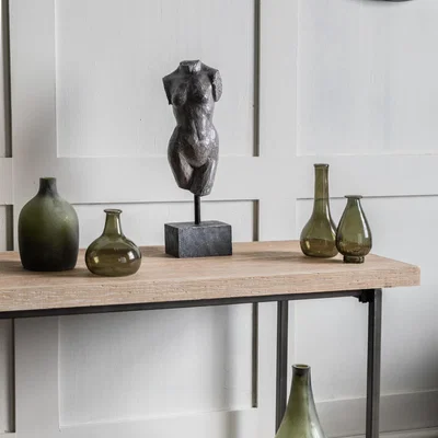 Dunelm Ketton Sculpture Grey Grey