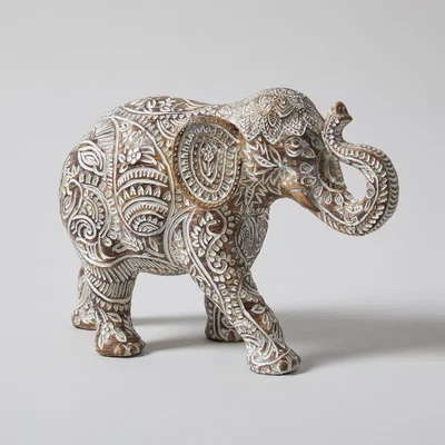 Dunelm Resin Wood Effect Elephant Grey