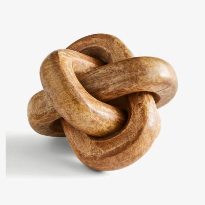 Dunelm Chunky Knot Mango Wood Ornament