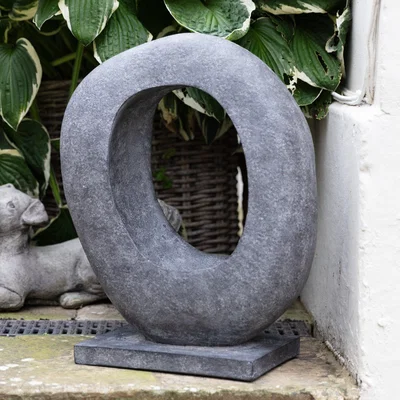Dunelm Measham Sculpture Stone Grey Stone (Grey)