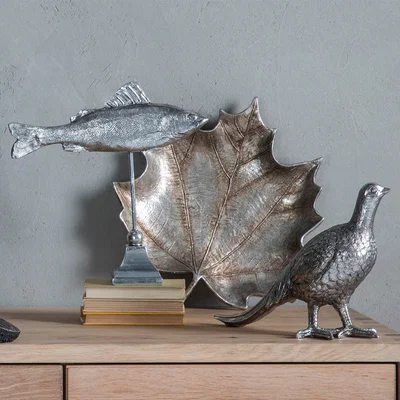 Dunelm Barbary Pheasant Ornament Silver