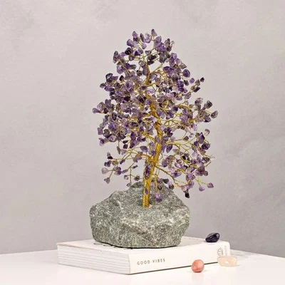 Dunelm Serenity Relax Amethyst Gemstone Tree