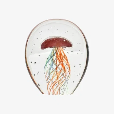 Dunelm Objets d'Art Multicoloured Glass Jellyfish Ornament