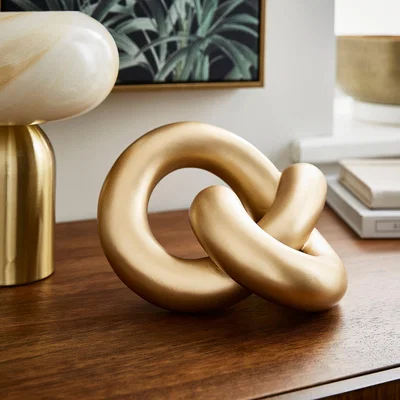 Dunelm Gold Knot Ornament