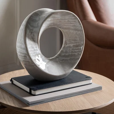 Dunelm Dordon Large Sculpture Reactive Grey Grey