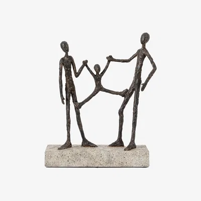 Dunelm Barleystone Swing Sculpture Black