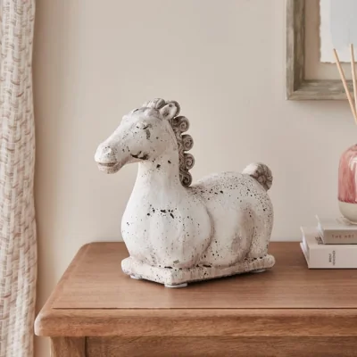 Dunelm Concrete Horse Ornament