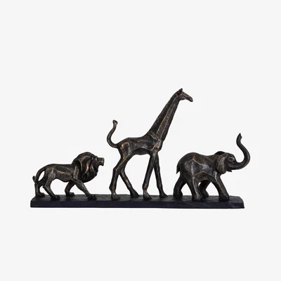 Furniture Village Bronze Safari Sculpture
