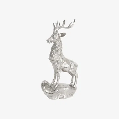 Furniture Village Culinary Concepts - Majestic Stag Ornament - Silver