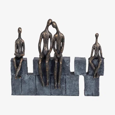 Furniture Village Bronze Blocks Family of Four