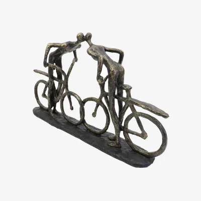 Furniture Village Smooching Cyclist Sculpture