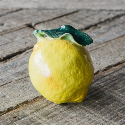Graham & Green Porcelain Lemon Knob