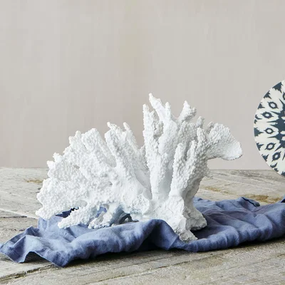 Graham & Green White Ceramic Coral