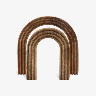 Habitat Habitat Mango Wood Nesting Ornament - Natural