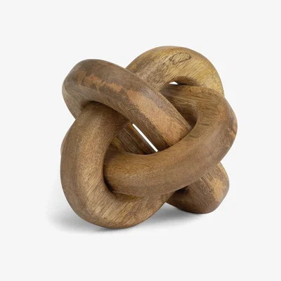 Habitat Habitat Mango Wood Knot Ornament - Natural