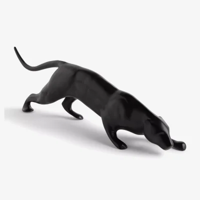 John Lewis John Lewis & Partners Panther Sculpture, Black, L69cm