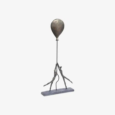 John Lewis Libra Interiors Couple with Balloon Sculpture, Antique Bronze