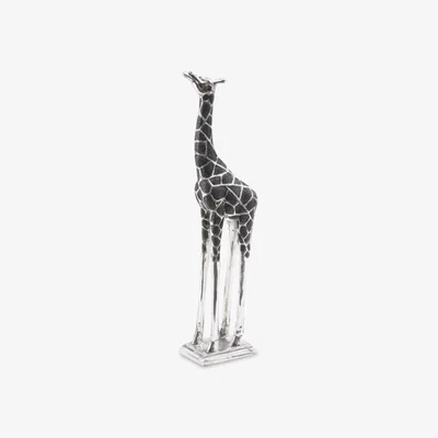 John Lewis Libra Interiors Giraffe Sculpture Head Forward, H39cm, Silver