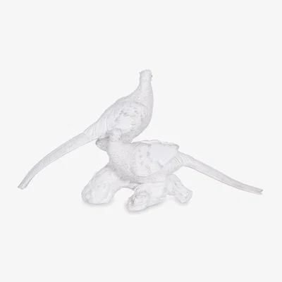 John Lewis Laura Ashley Pheasant Sculpture, H21cm, White